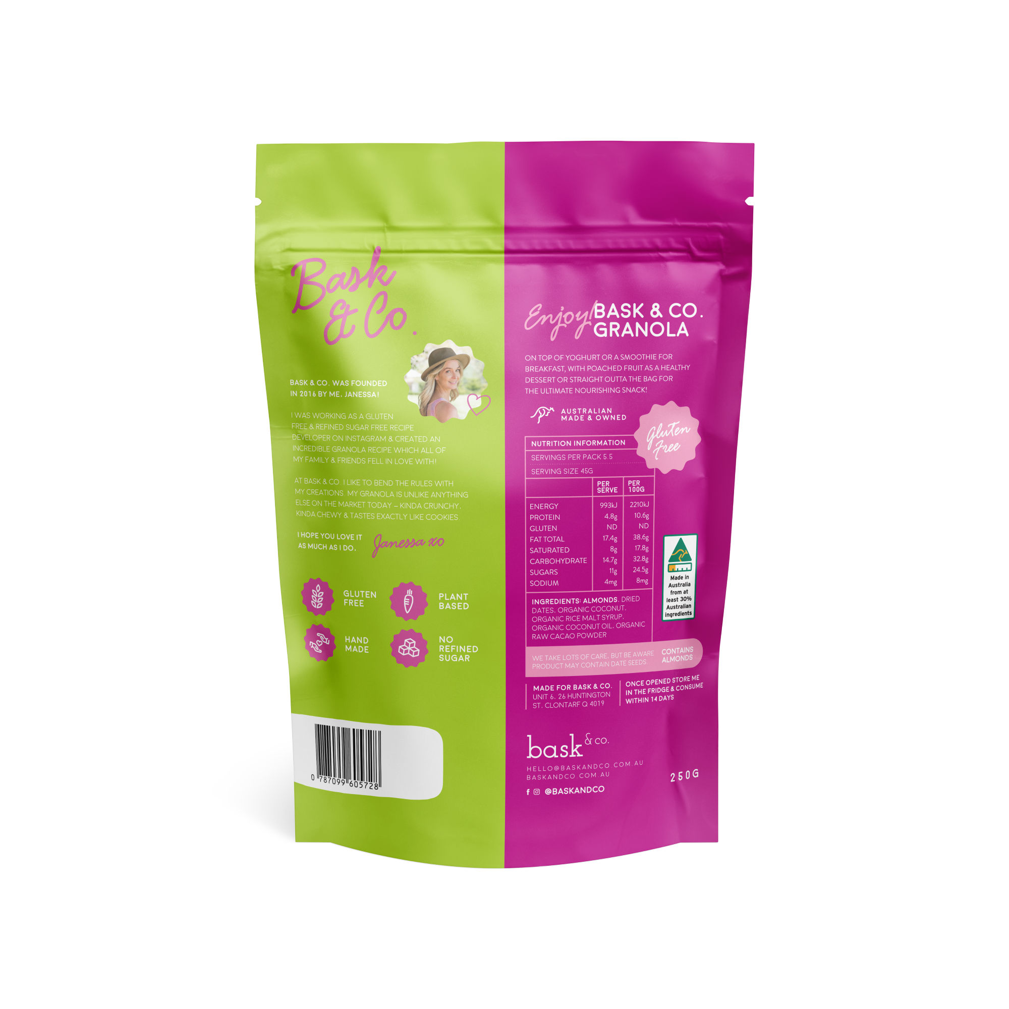 Chocolate Granola Back R